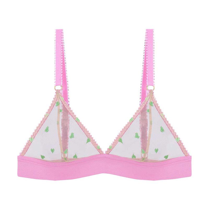 Dora Larsen Bessie Heart Embroidery Triangle Bra image number 3